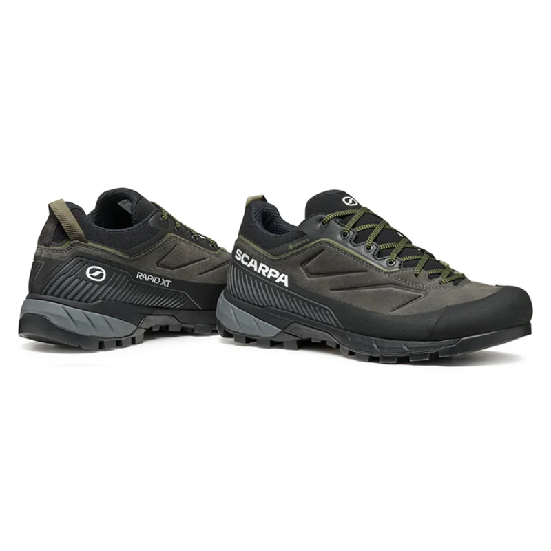 Scarpa Men's Rapid XT GTX in Shark/Military-6