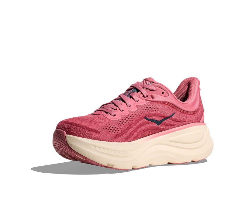 Hoka Women's Bondi 9 in Lingonberry/Cranberry-3