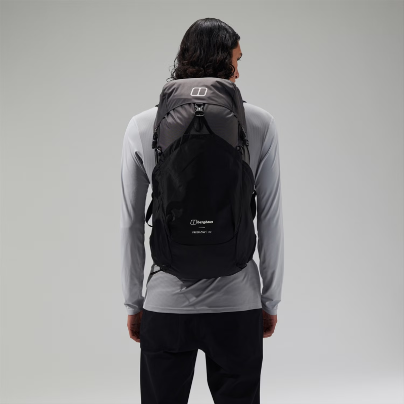 Berghaus Freeflow 30L in Grey Pinstripe/Jet Black-3