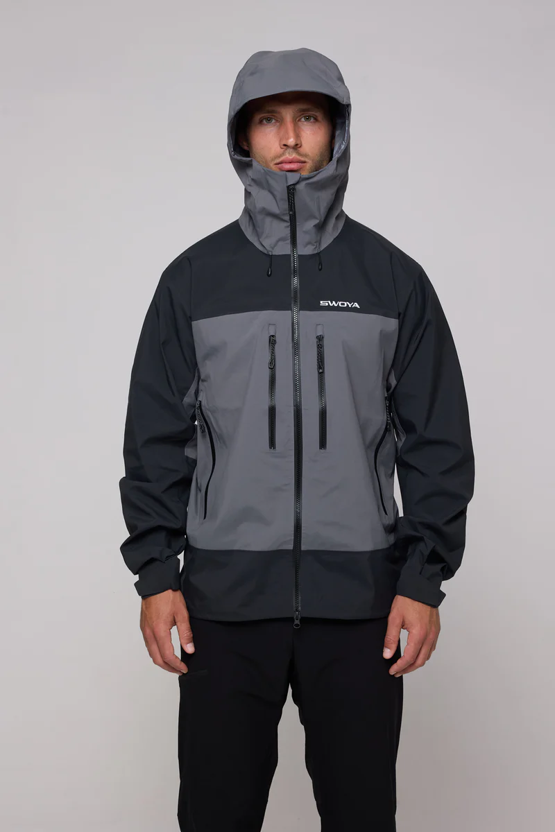 Swoya Men's SS1 Hardshell in Black/Grey-2