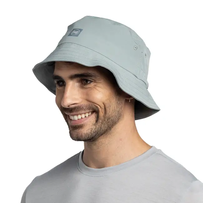 Buff Adventure Bucket Hat Solid in Flint-2