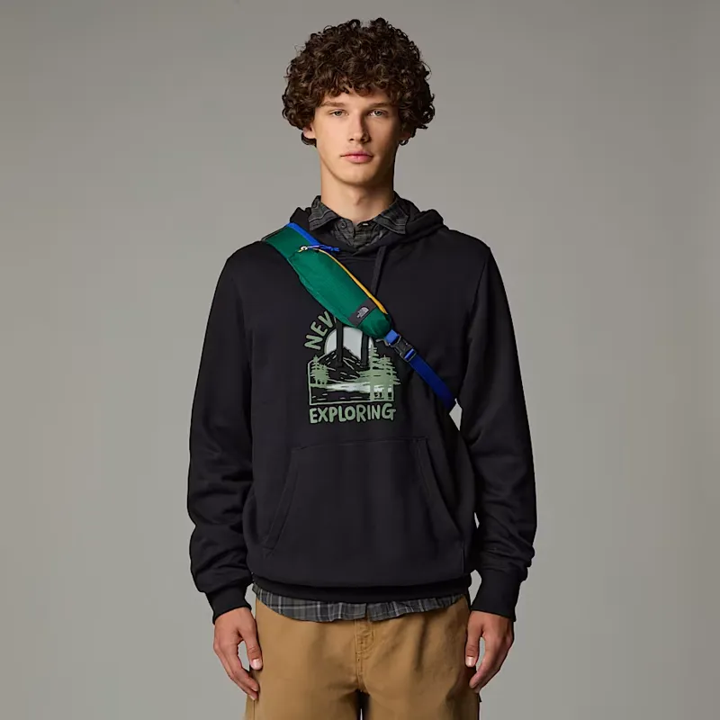 The North Face Borealis Sling in Blue/Evergreen-1