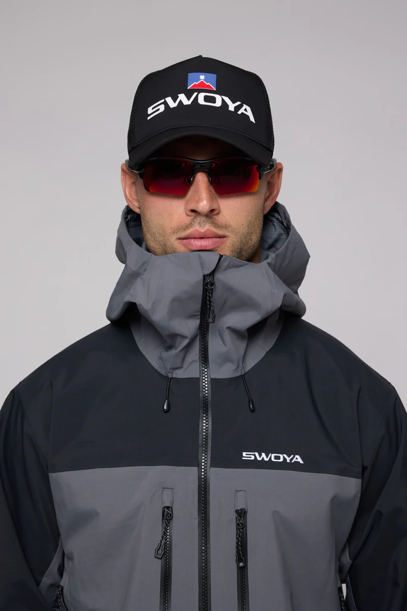 Swoya Men's SS1 Hardshell in Black/Grey-5