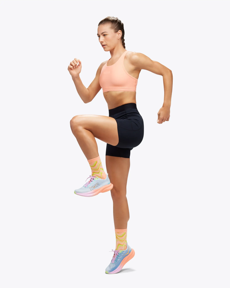 Hoka Women's Novafly 6 Knit Shorts in Black-2