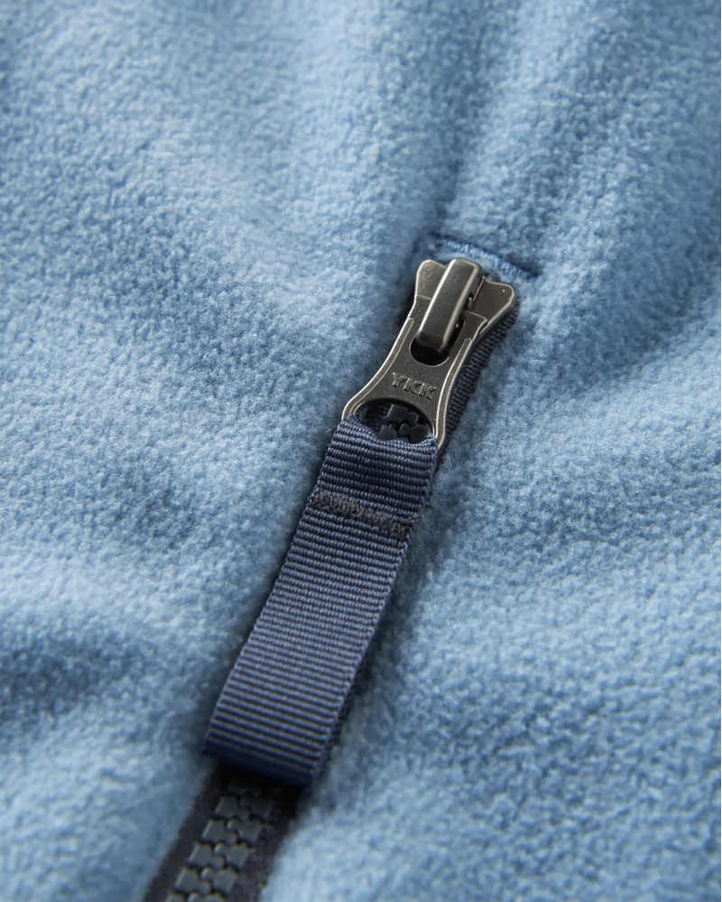 Passenger Men's Set Off Recycled Polar 1/4 Zip Fleece in Geo Stripe Birch-8