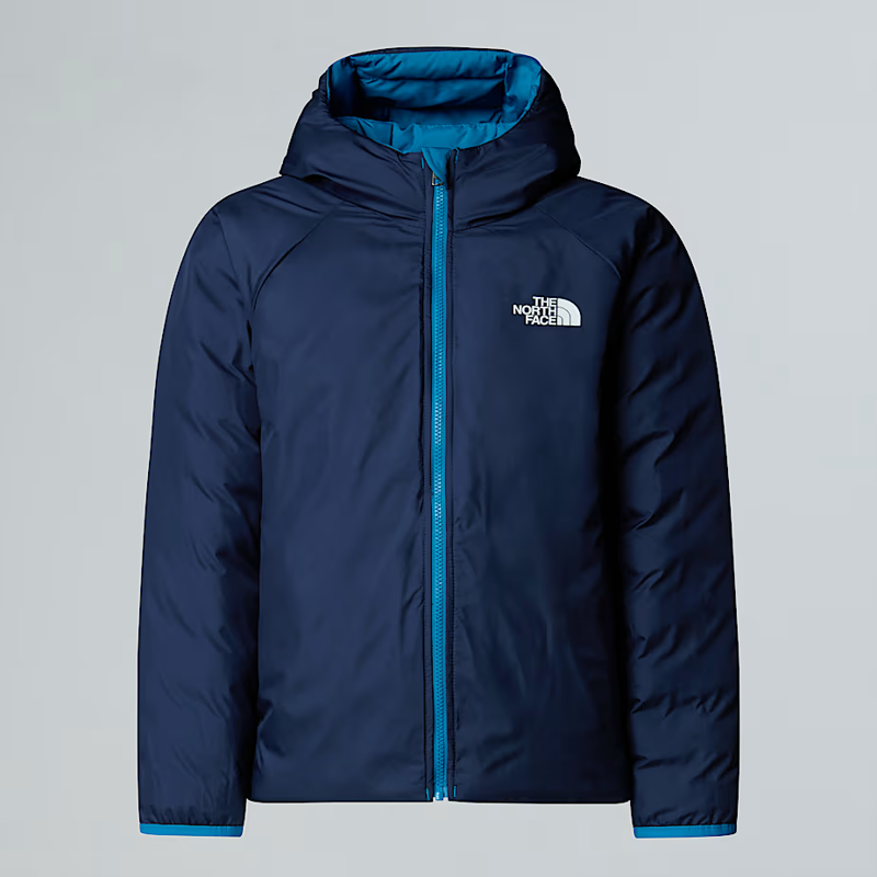 The North Face Kid's Reversible Perrito Jacket in Dusk Blue-2
