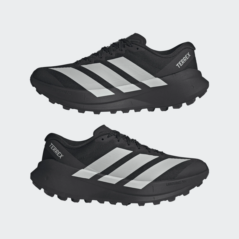 Adidas Men's Terrex Agravic SL in Carbon Black/Grey 2/Carbon Black-8