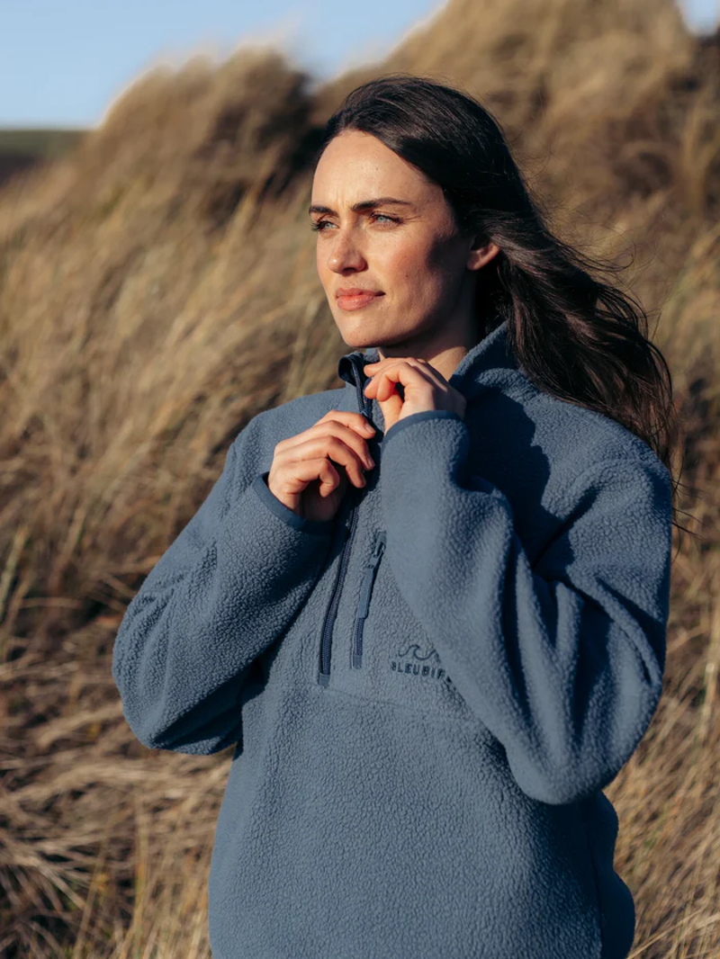 Bleubird Mesa Fleece in Denim-3