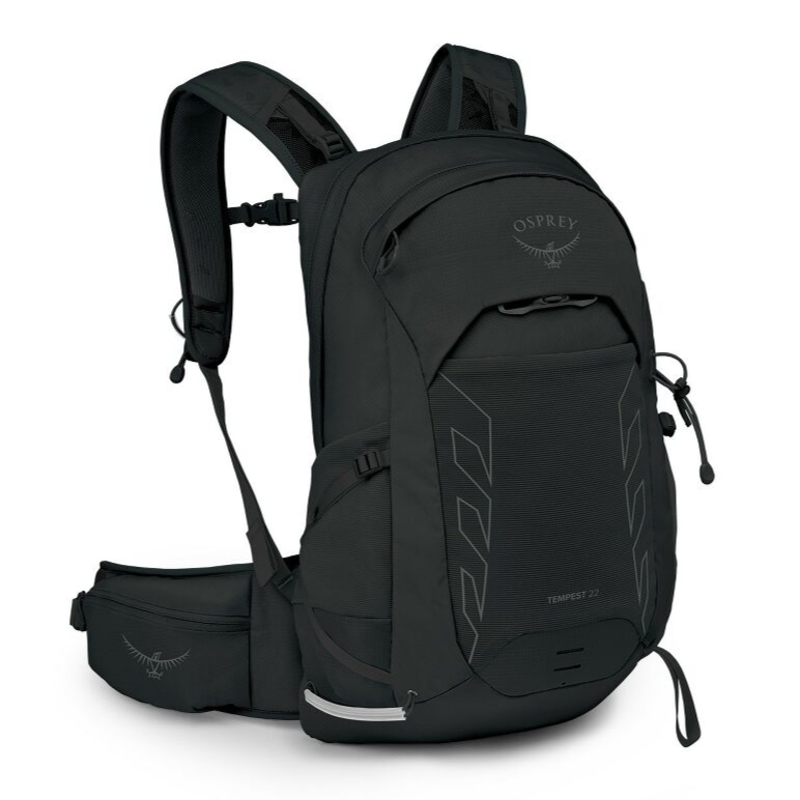 Osprey Tempest 22 in Black/Coal Grey - Extended Fit