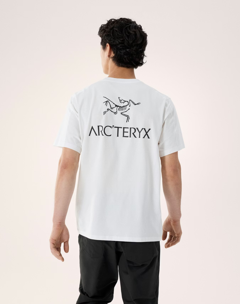 Arc'teryx Men's Kragg Cotton Bird Tee in White Light/Black-3