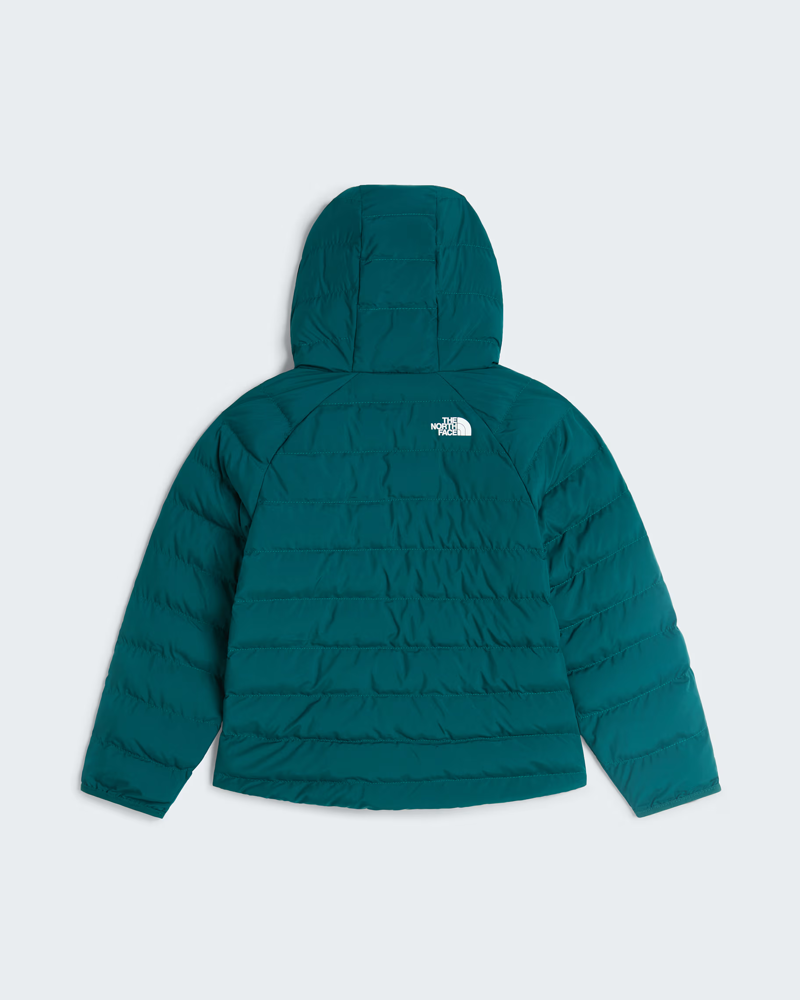 The North Face Kid's Reversible Perrito Jacket in Pacific Teal-1