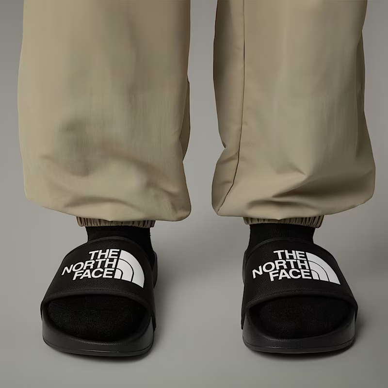The North Face Men's Base Camp Slide III in Black/White-7