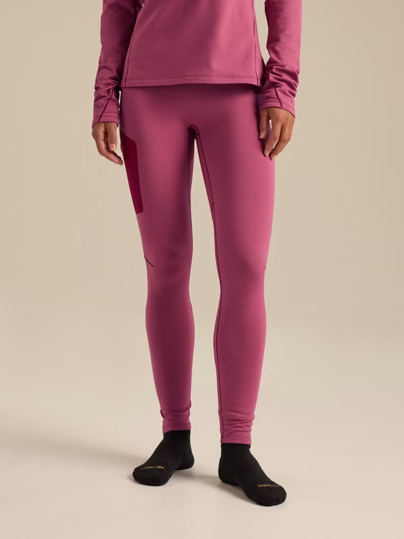 Arc'teryx Women's Rho Bottoms in Light Renegade/Renegade/Rocket-1