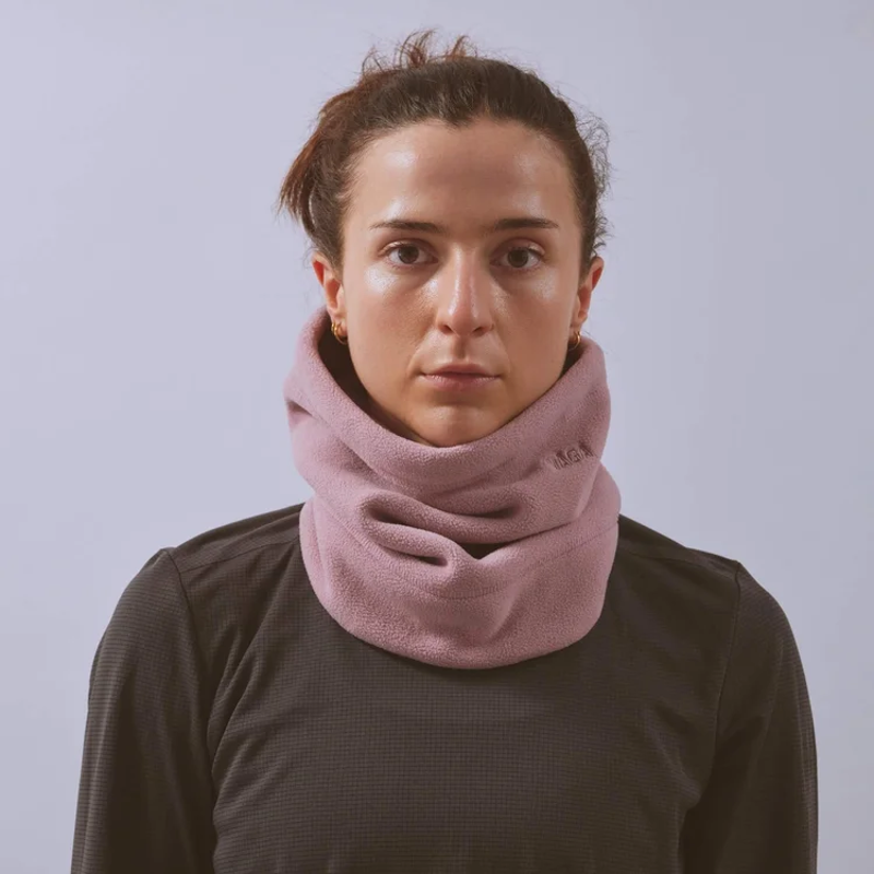 Vaga Fleece Neck Gaiter in Dusky Rose-2