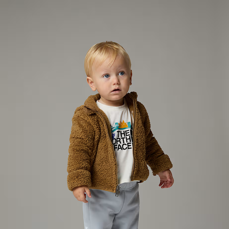 The North Face Baby Campshire Full-Zip Hoodie in Teddy Brown-6