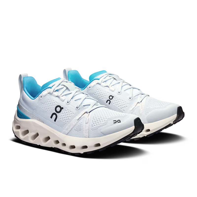 On Running Women's Cloudsurfer Trail in Arctic/Ivory-2