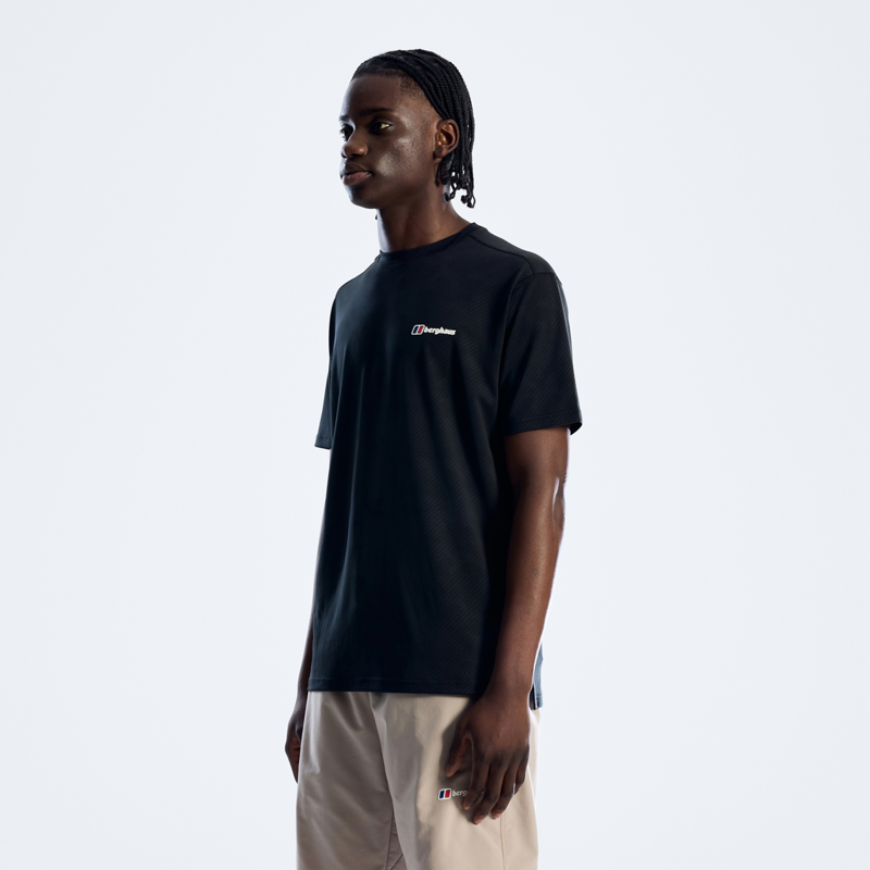 Berghaus Men's Dawdon Tech Tee in Black-2
