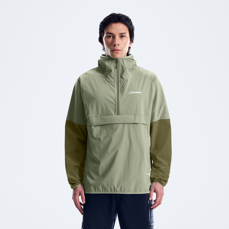 Berghaus Men's Wandermoor Wind Smock in Light Green-1