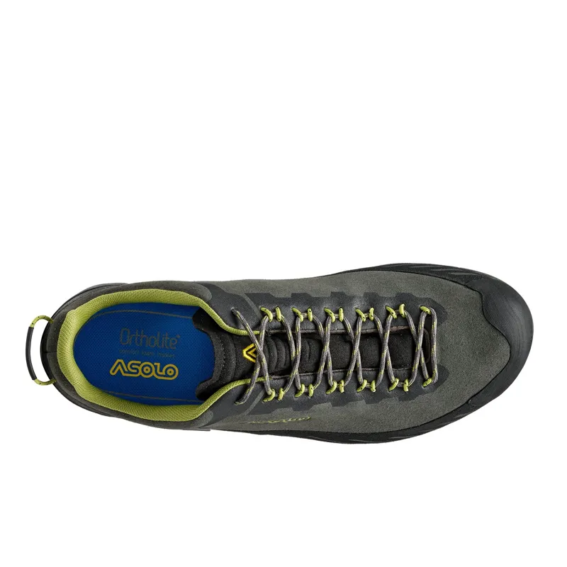 Asolo Men's Eldo LTH GV in Graph/Green Oasis-5