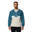 Columbia Men's Spire Valley Hooded Windbreaker in Everblue/Dark Stone