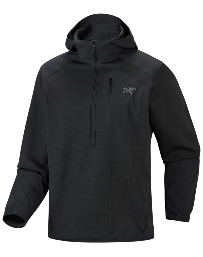 Arc'teryx Men's Konseal Pullover Hoody in Black