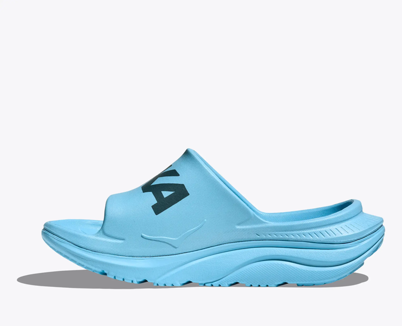 Hoka Ora Athletic Slide in Soaring Blue/Faded Navy-1