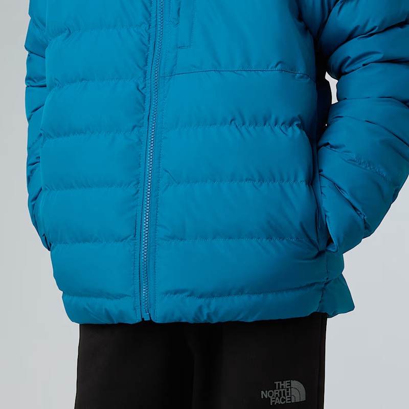 The North Face Kid's Reversible Perrito Jacket in Dusk Blue-9