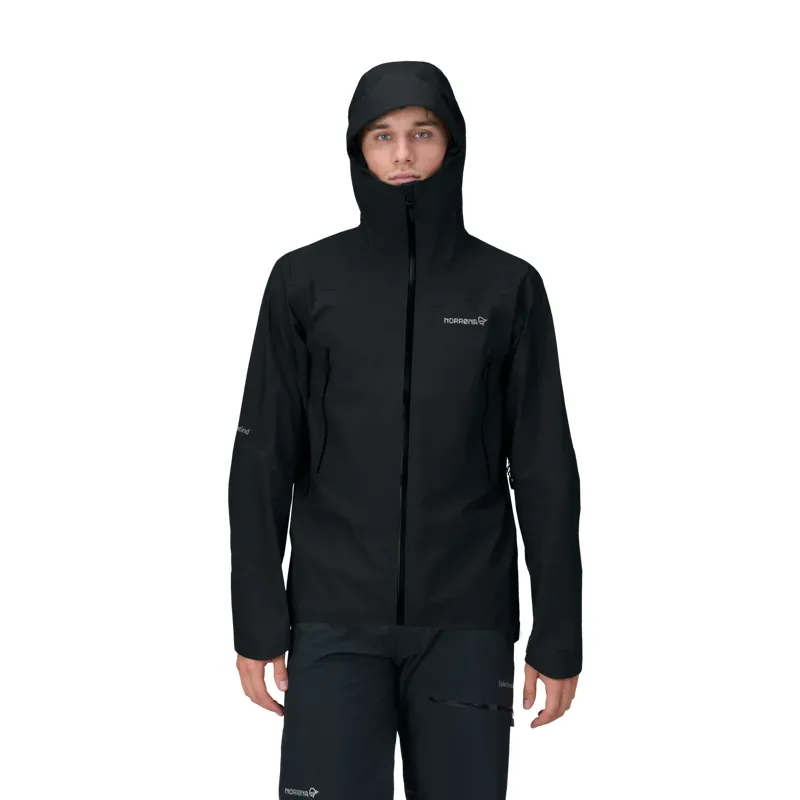 Norrona Men's Falketind Gore-Tex Jacket in Caviar Black-5