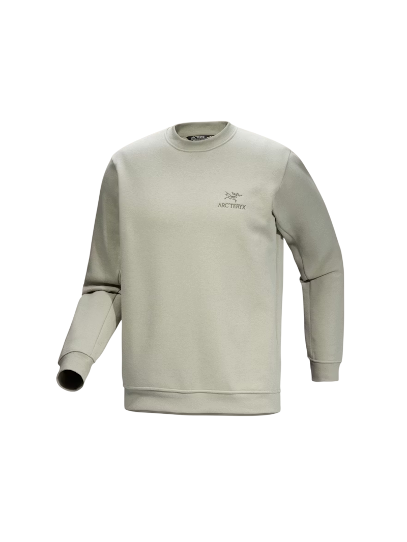 Arc'teryx Men's Emblem Crew Neck Fleece Pullover in Habitat