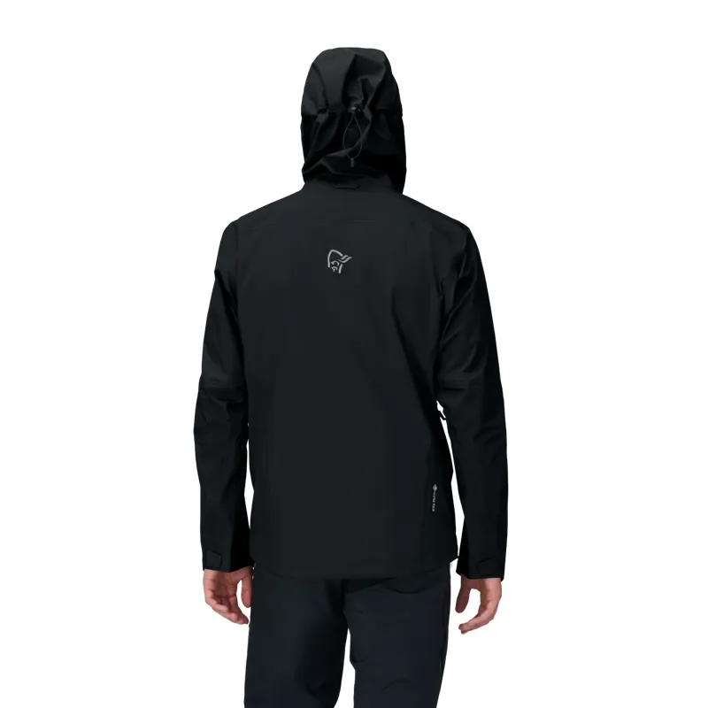 Norrona Men's Falketind Gore-Tex Jacket in Caviar Black-4