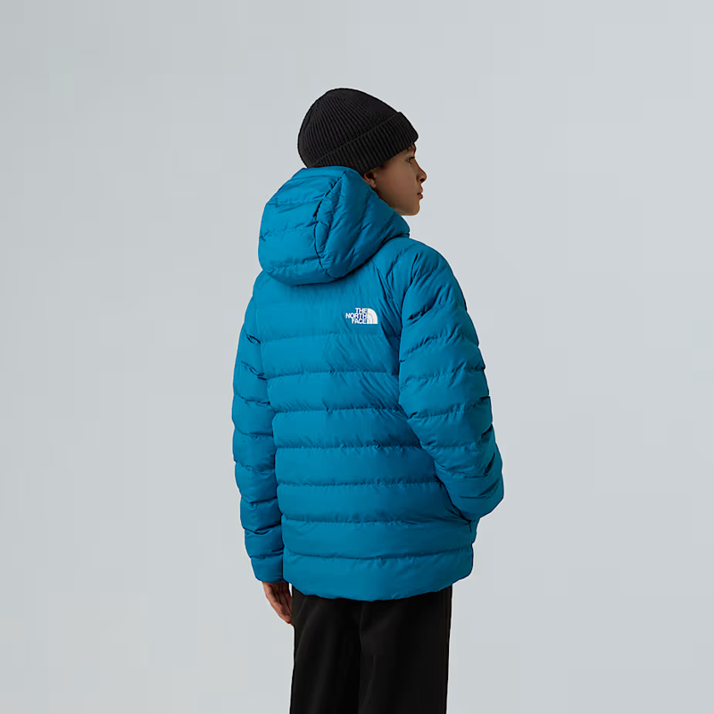 The North Face Kid's Reversible Perrito Jacket in Dusk Blue-6
