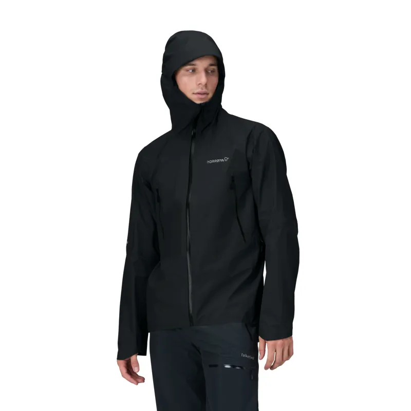 Norrona Men's Falketind Gore-Tex Jacket in Caviar Black-3