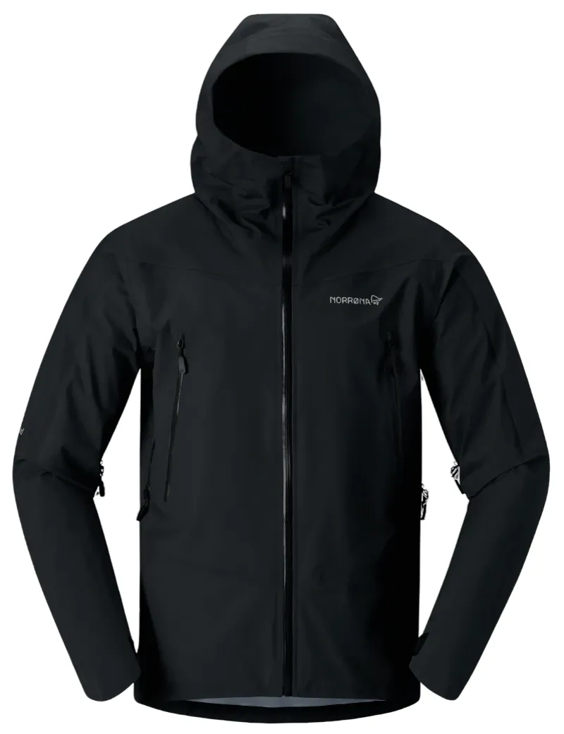 Norrona Men's Falketind Gore-Tex Jacket in Caviar Black