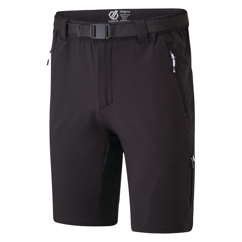Dare2b Men's Tuned In Pro Lightweight Shorts in Black-1