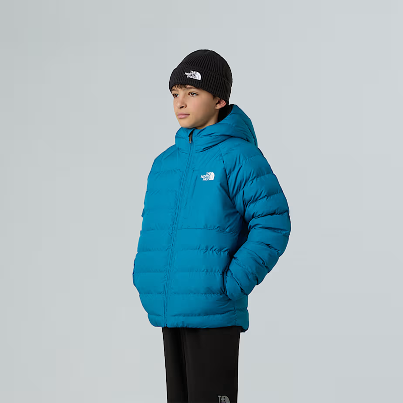 The North Face Kid's Reversible Perrito Jacket in Dusk Blue-3