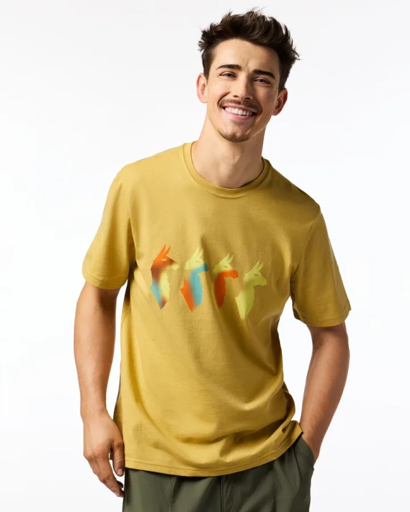 Cotopaxi Men's Cuatro Bitmap T-Shirt in Husk-1