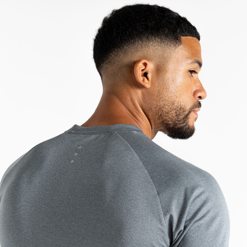 Dare2b Men's Accelerate Fitness Tee in Lead Grey-6