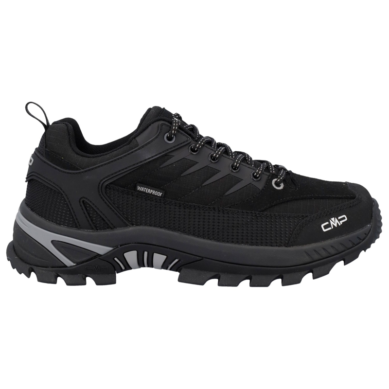 CMP Men's Rigel 2.0 Low Waterproof Trekking Shoes in Nero/Grey