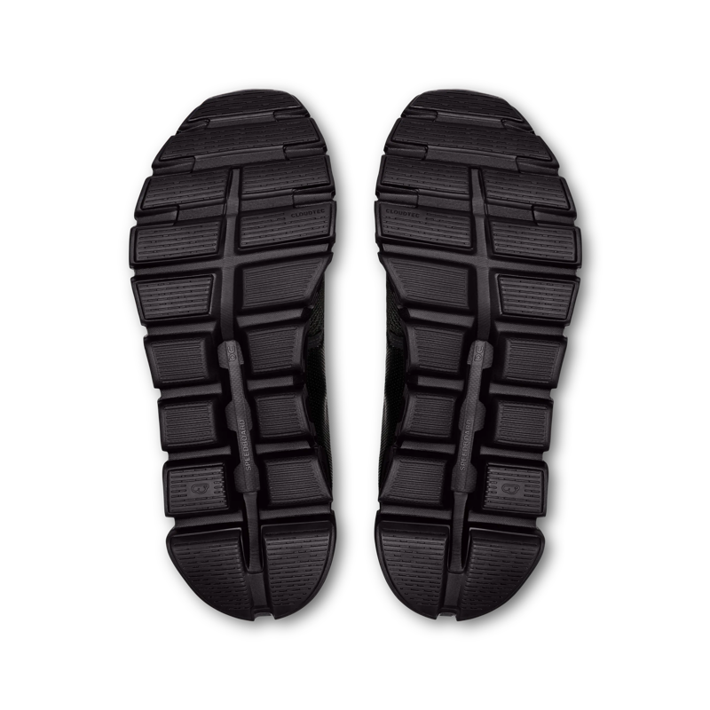On Running Women's Cloud 6 in Black/Black-4