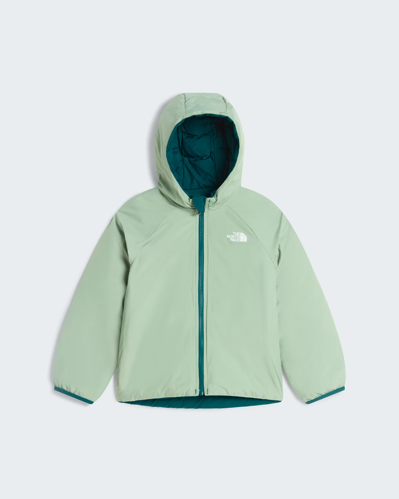 The North Face Kid's Reversible Perrito Jacket in Pacific Teal-2