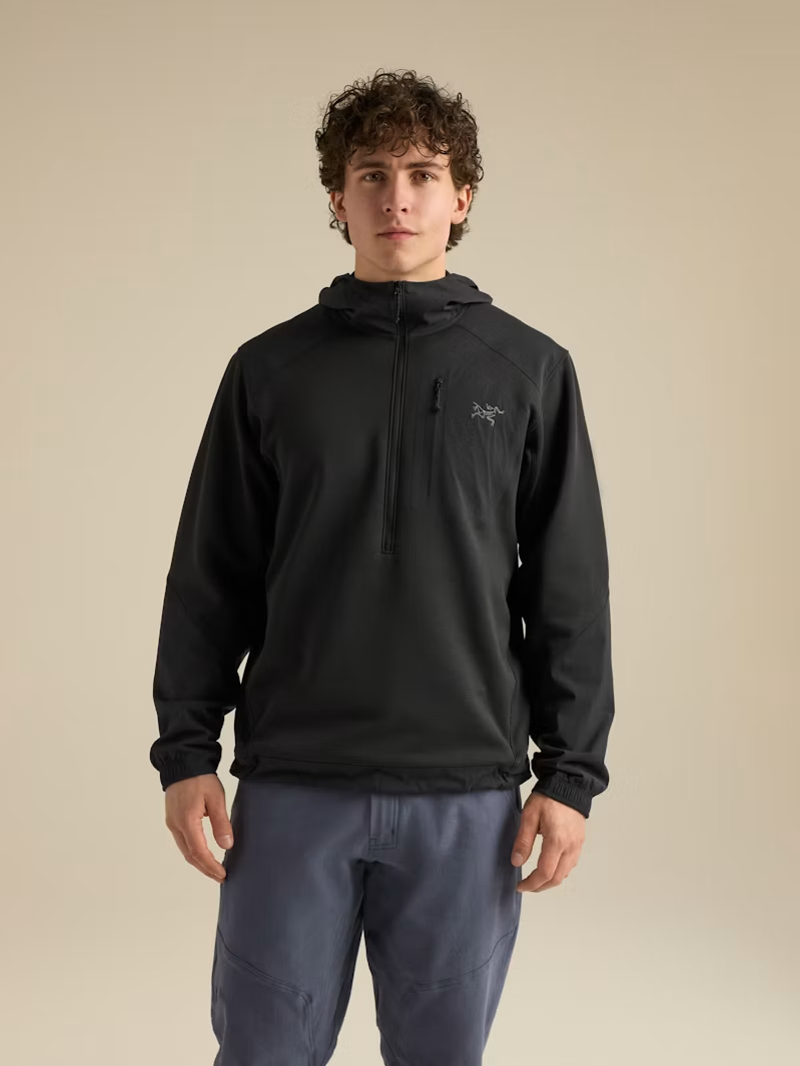 Arc'teryx Men's Konseal Pullover Hoody in Black-1