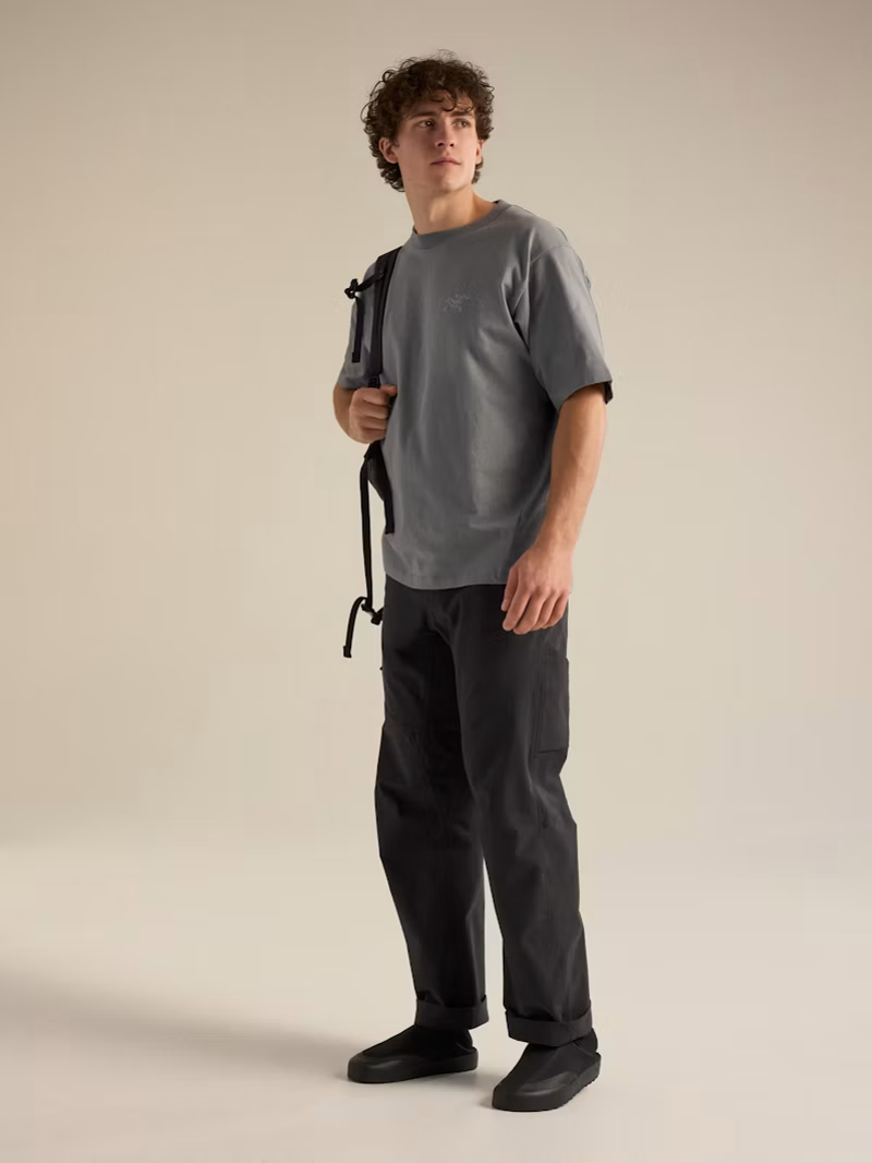 Arc'teryx Men's Kragg Cotton Emblem Crew Tee in Void-6