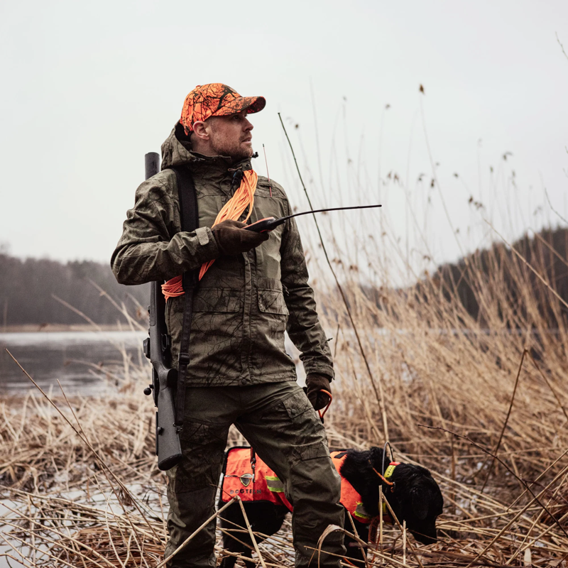 Fjallraven Lappland Camo Cap in Orange Camo-2