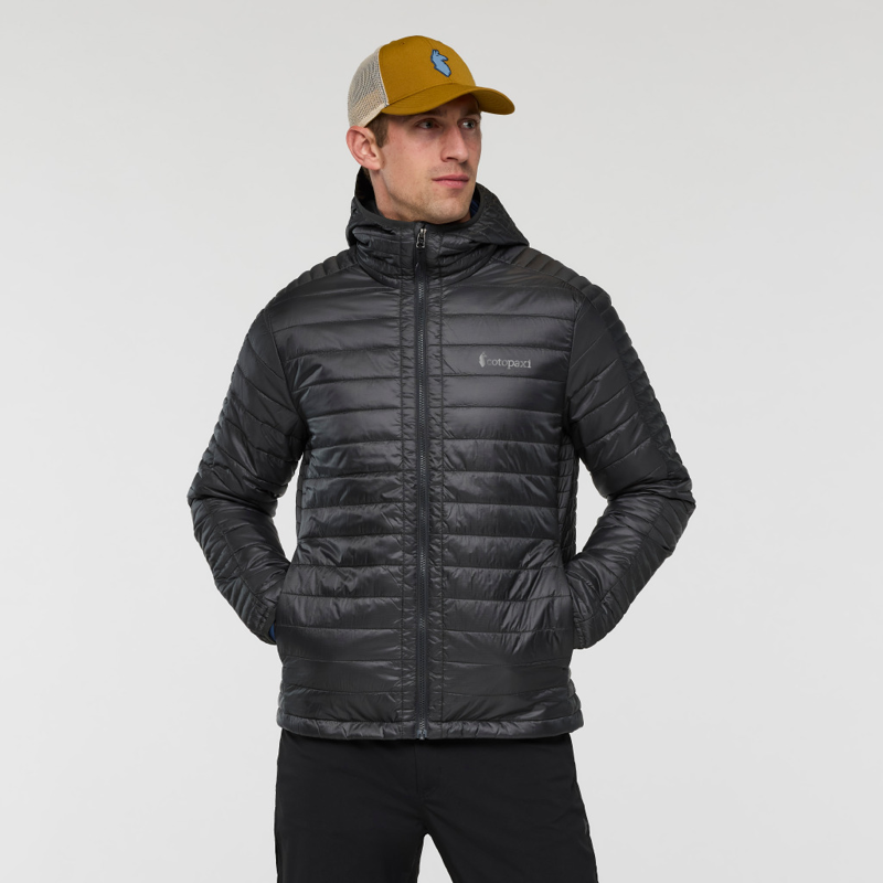 Cotopaxi Men's Capa Insulated Hooded Jacket in Charcoal-3