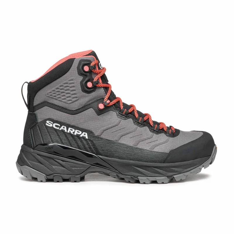 Scarpa Women's Rush TRK LT GTX in Grey/Coral-2