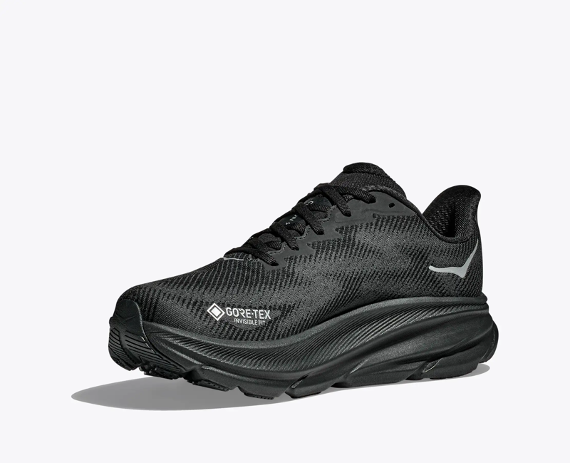 Hoka Women's Clifton 9 GTX in Black-3
