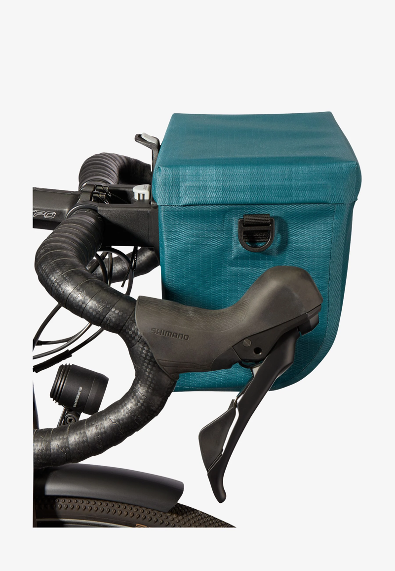 Jack Wolfskin Gravex Waterproof Bike Pannier 7 litres in Sea Green-1