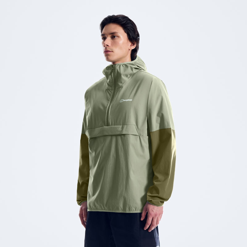 Berghaus Men's Wandermoor Wind Smock in Light Green-2