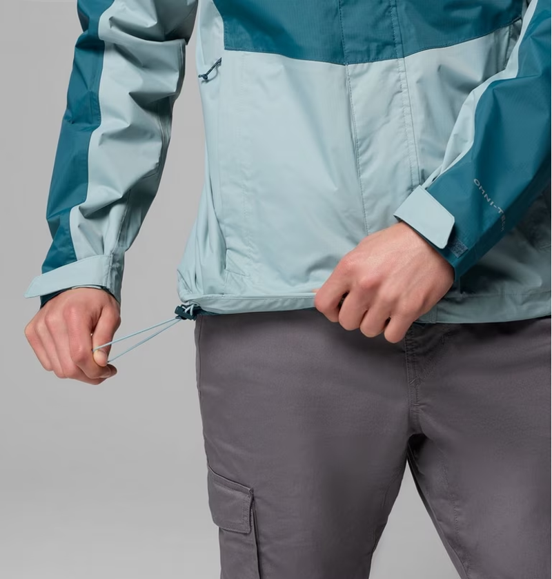 Columbia Men's Pouring Adventure III Jacket in Everblue/Crushed Blue-4