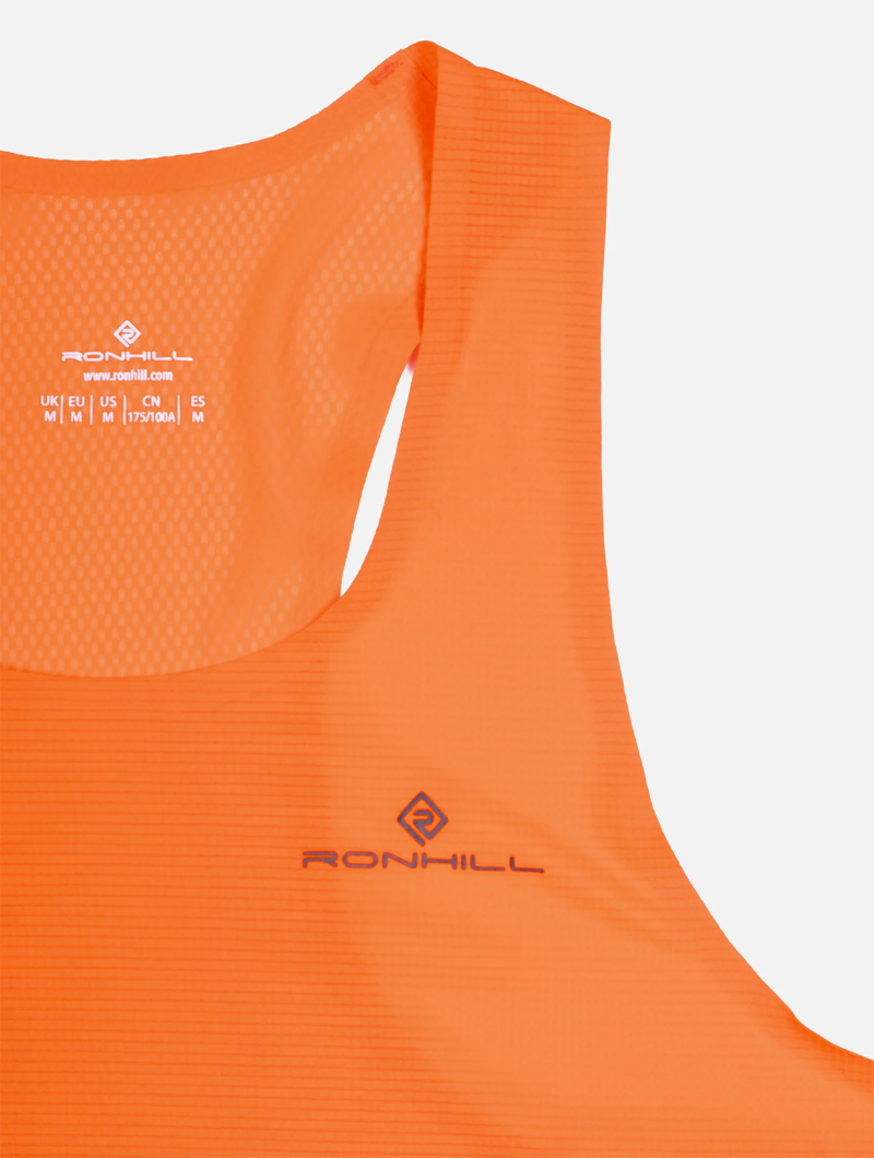 Ronhill Men's Tech Race Vest in Ronhill Red/Black-2